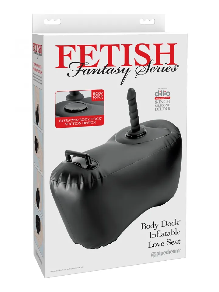 Fetish Fantasy Body Dock Inflatable Love Seat - Inflatable seat with dildo 4 [full]