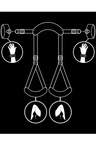 Fetish Submisive Open Leg Set - Position master 2