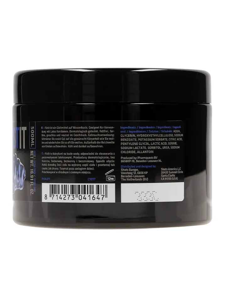 Fist It Extra Thick Water-based Lubricant 500 ml - Fisting/anal lubricant 3 [full]