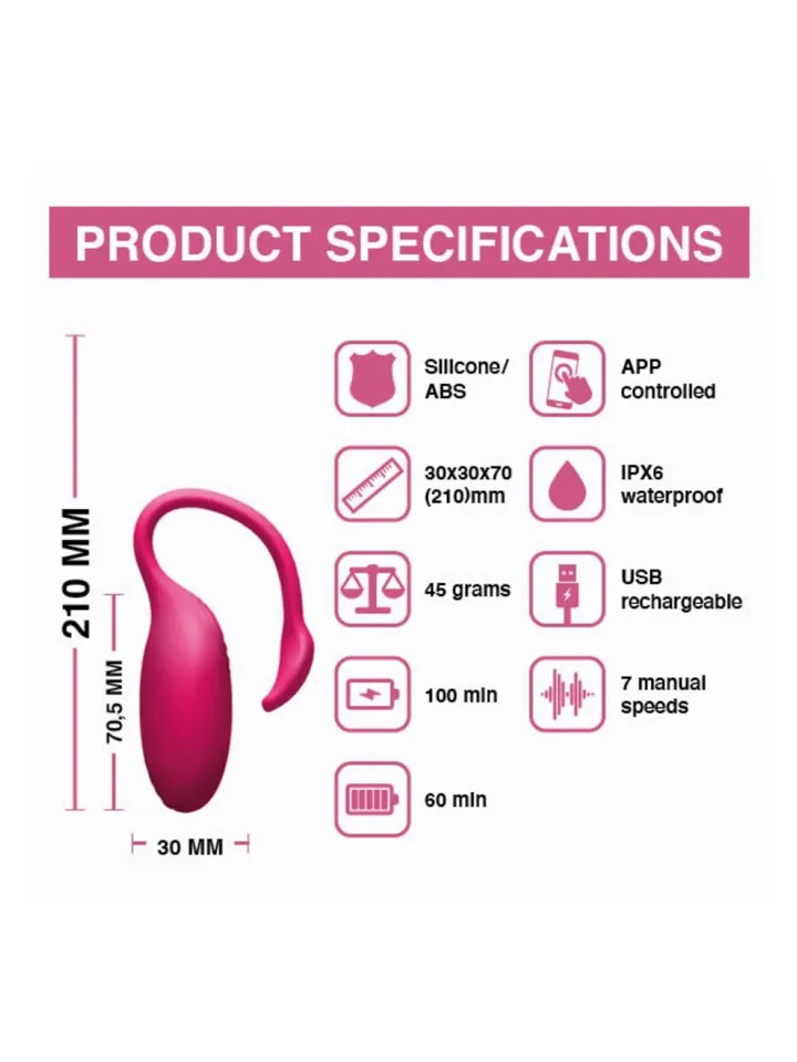 Flamingo Vibrating Egg With App - App-controlled vibrating egg 3 [full]