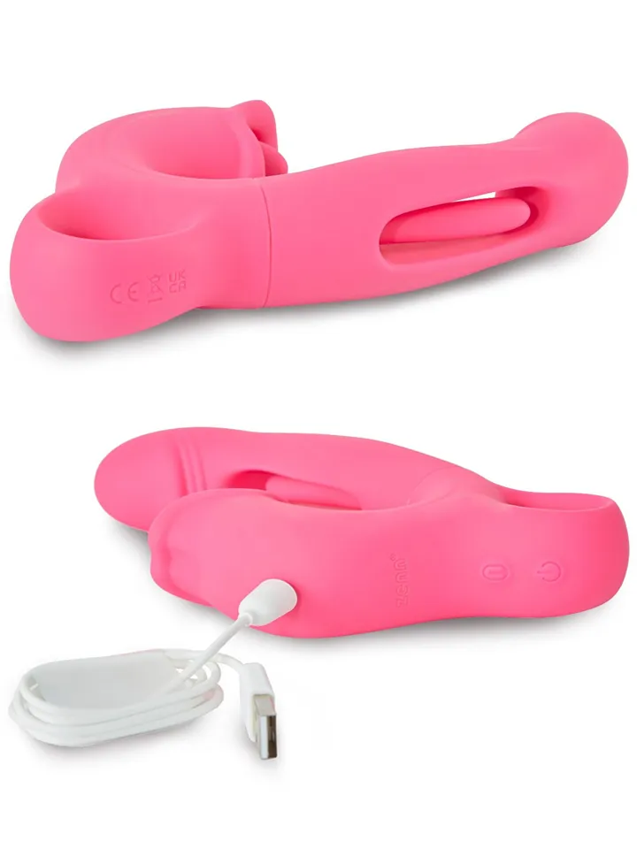 Flapping & Licking Pleasure Toy - G-spot vibrator 2