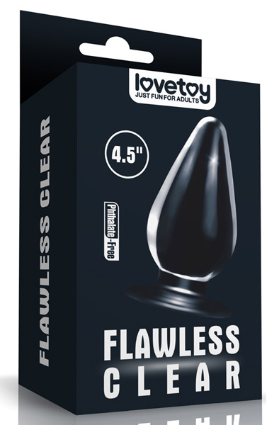 Flawless Clear Anal Plug 11,5 cm - Analplug 3