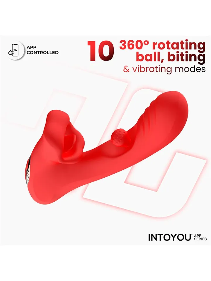 Franky Biting & Rotating Ball Vibrator With App - App-controlled rabbitvibrator 2 [full]