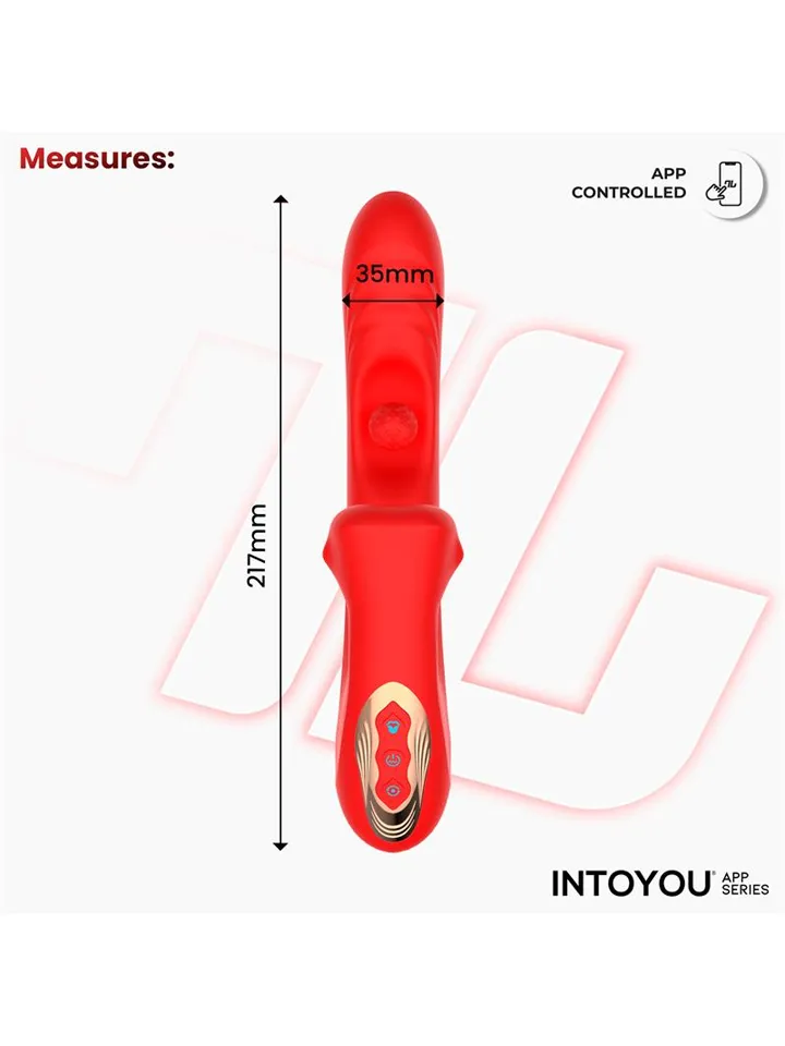 Franky Biting & Rotating Ball Vibrator With App - App-controlled rabbitvibrator 3 [full]