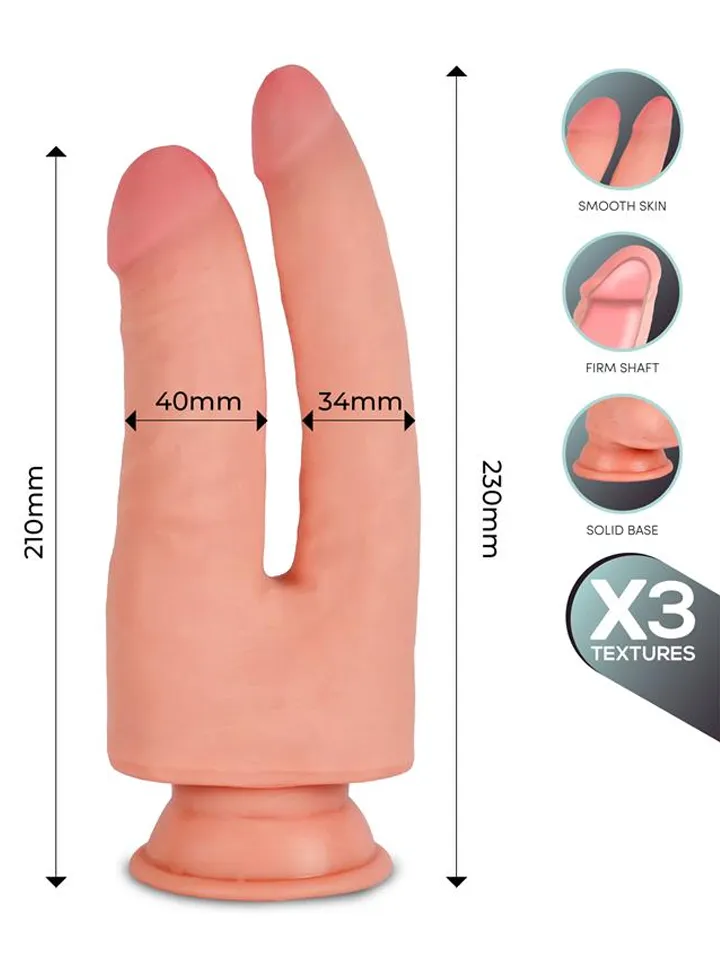 Franz Triple Density Double Dildo 23 cm - Dual dildo 2 [full]