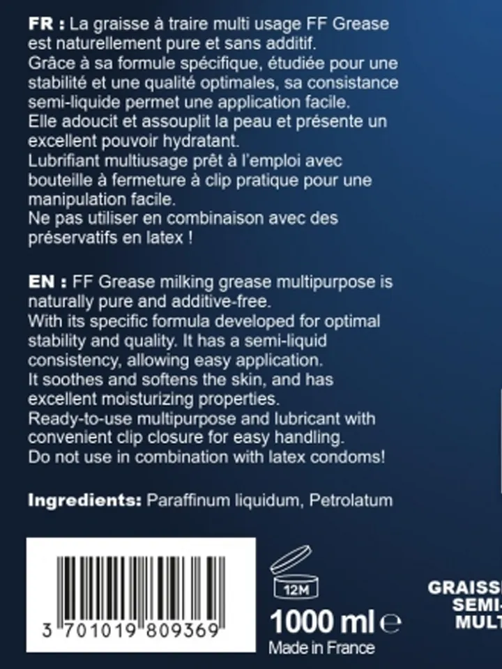 Fuck & Fist Milking Grease Lubricant 1000 ml - Fisting/anal lubricant 3