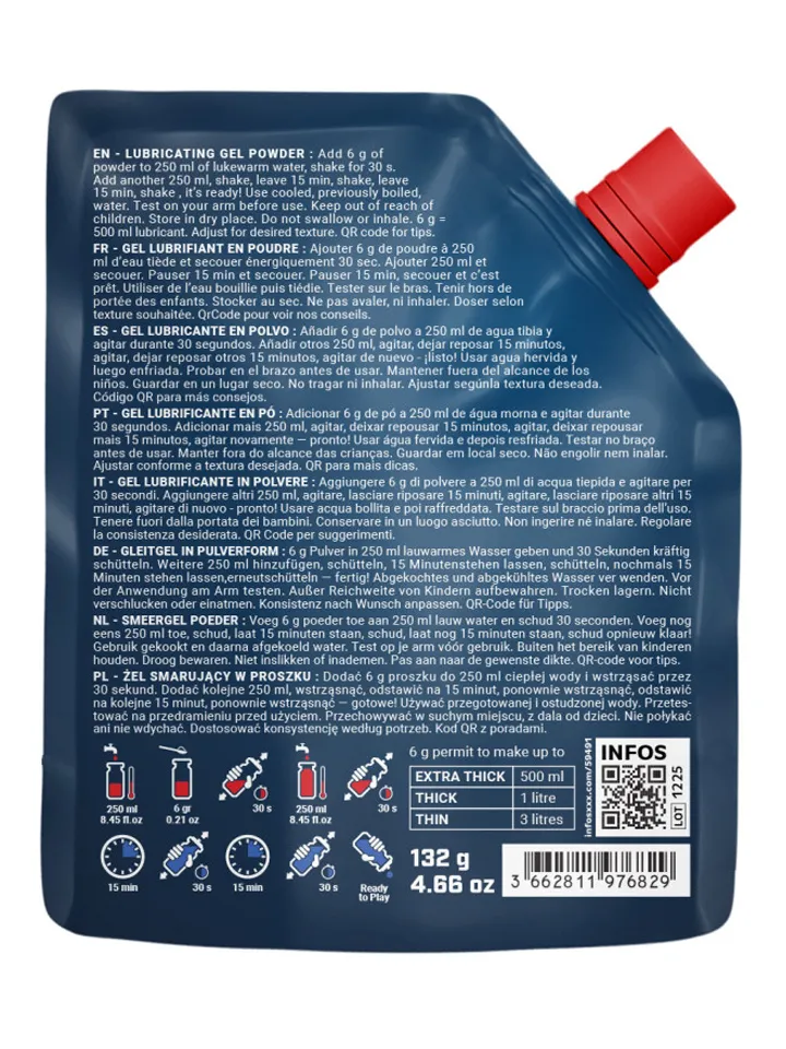 Fuck & Fist Powder Lubricant (11 liters) 132g - Fisting/anal lubricant 2 [full]