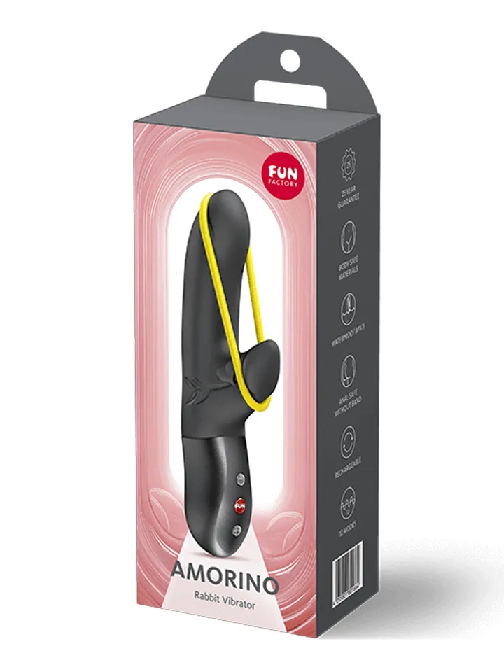 Fun Factory Amorino Rabbit Vibrator Black - Rabbit vibrator 3 [full]