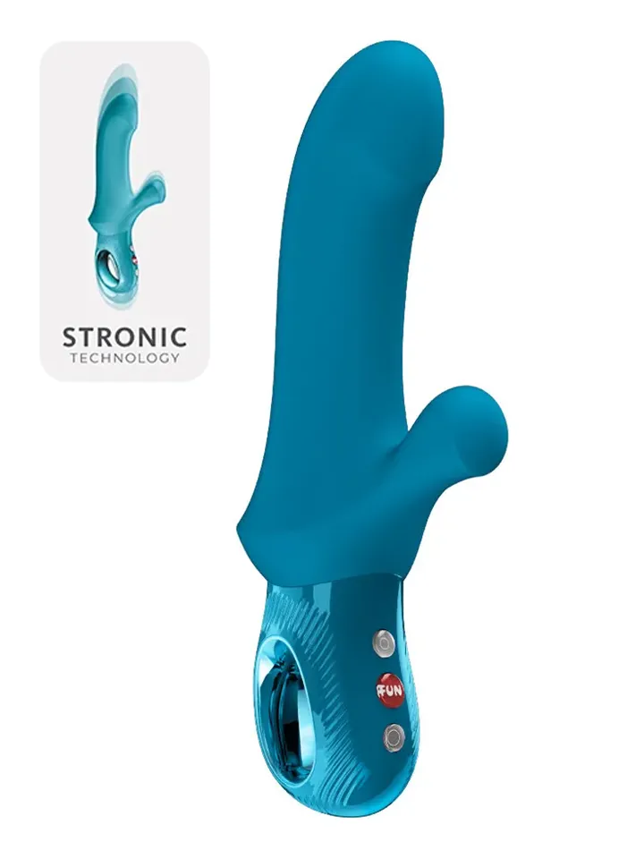Fun Factory Bi Stronic Curve Thrusting Rabbit Pulsator Aqua - Rabbit vibrator 1 [full]