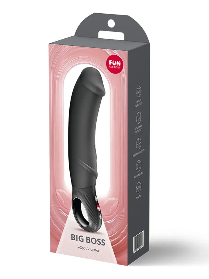Fun Factory Big Boss G-Spot Vibrator Black - G-spot dildo 4 [full]