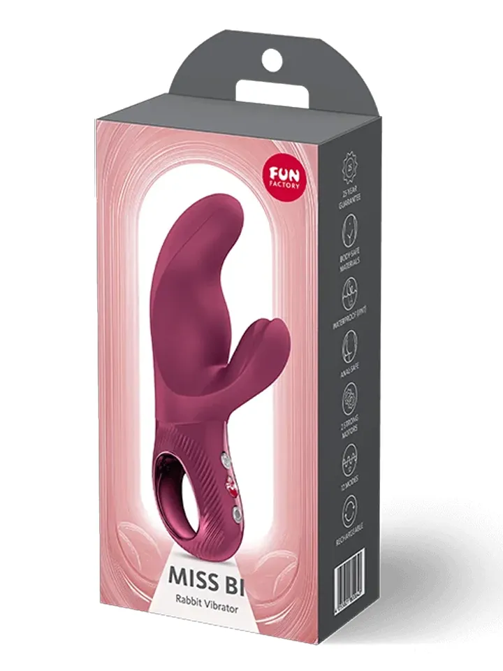 Fun Factory Miss Bi Rabbit Vibrator Wine Red - Rabbit vibrator 6 [full]