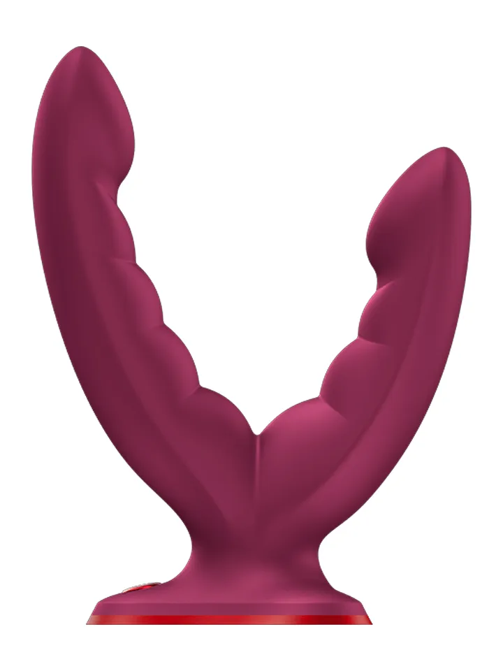 Fun Factory Ryde Double Dildo Wine Red - Dual dildo 2 [full]