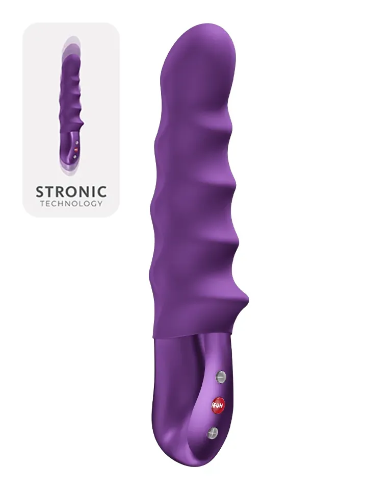 Fun Factory Stronic Surf Thrusting Pulsator Dark Violet - G-spot vibrator 1 [full]