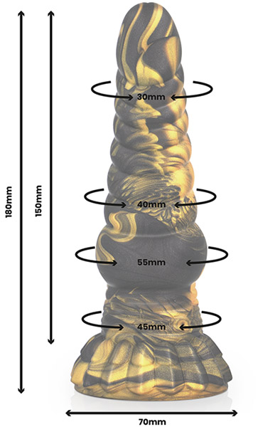 Furias Dildo Greek Mythological Creature 18 cm - Dragon dildo 2