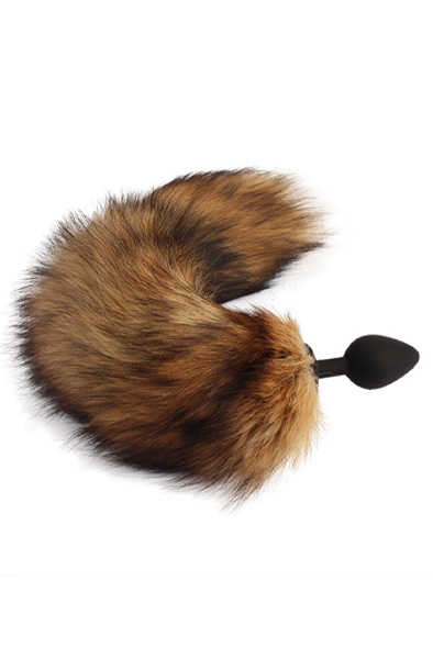 Furry Anal Plug 43 cm - Animal tail anal plug 2