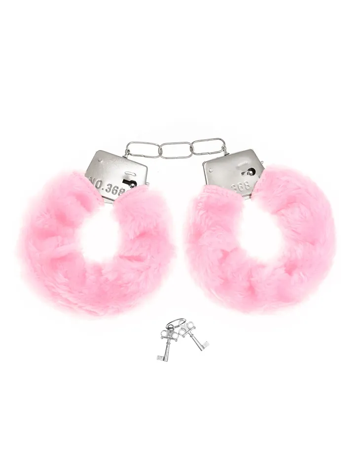 Furry Handcuffs Pink - Handcuffs with fluff 2 [full]