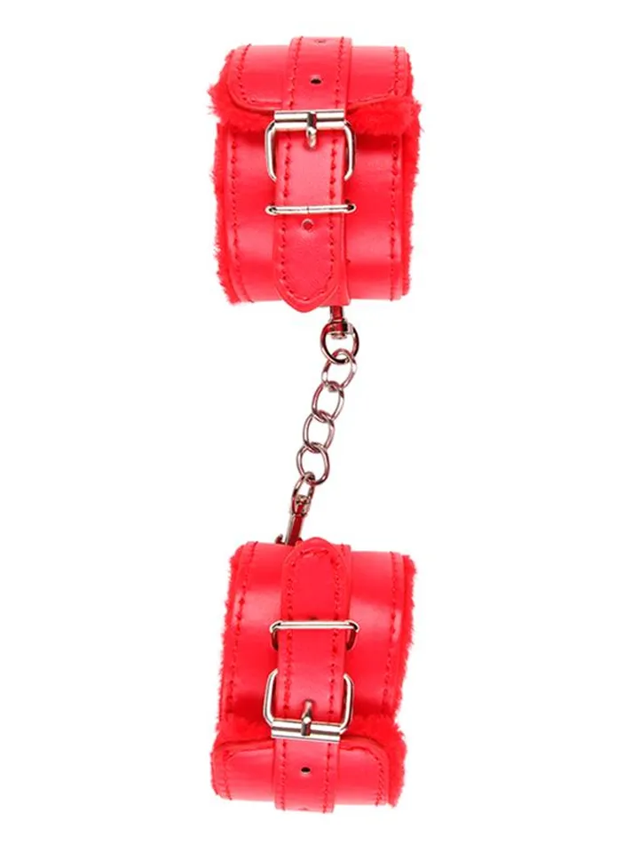 Furry Wrist Cuff Red - Handcuffs 2 [full]