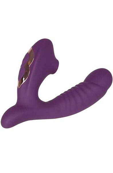 G-Lover 10 Vibe Modes with Clit Sucker Purple - Air pressure vibrator 2