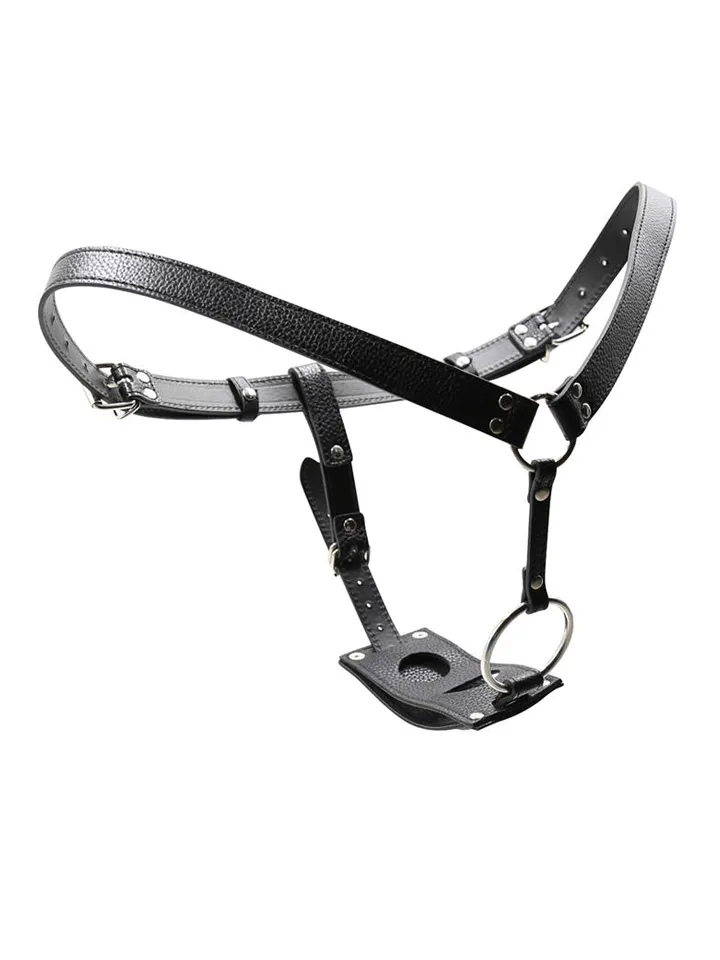 G-string Chastity Belt Strap On Pants - Chastity belt 1 [full]