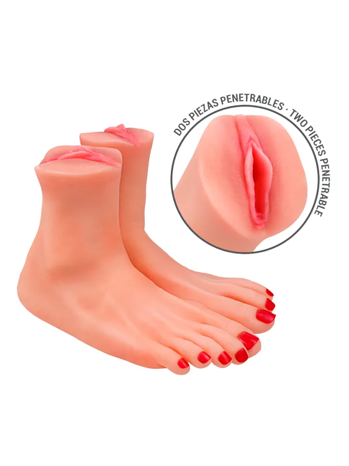 Gabbie Two-piece Foot-shaped Masturbator - Masturbator 2 [full]