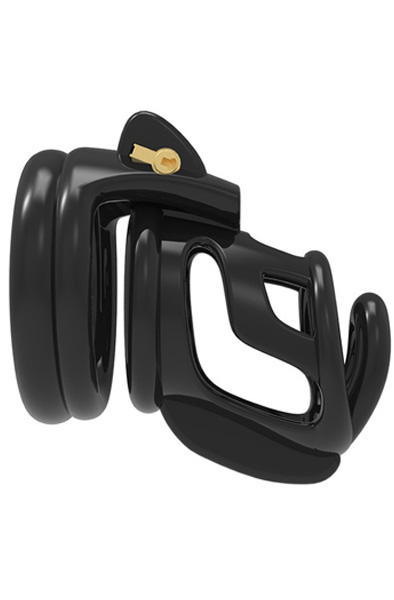 Gest Lock Chastity Cage Black 7,5 x 3 cm - Keuschheitskäfig 2
