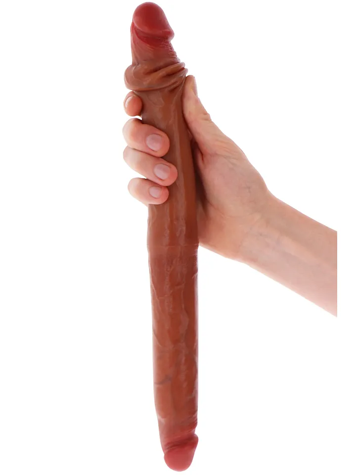 Get Real Silicone Foreskin Double Dong 40 cm - Dual dildo 1