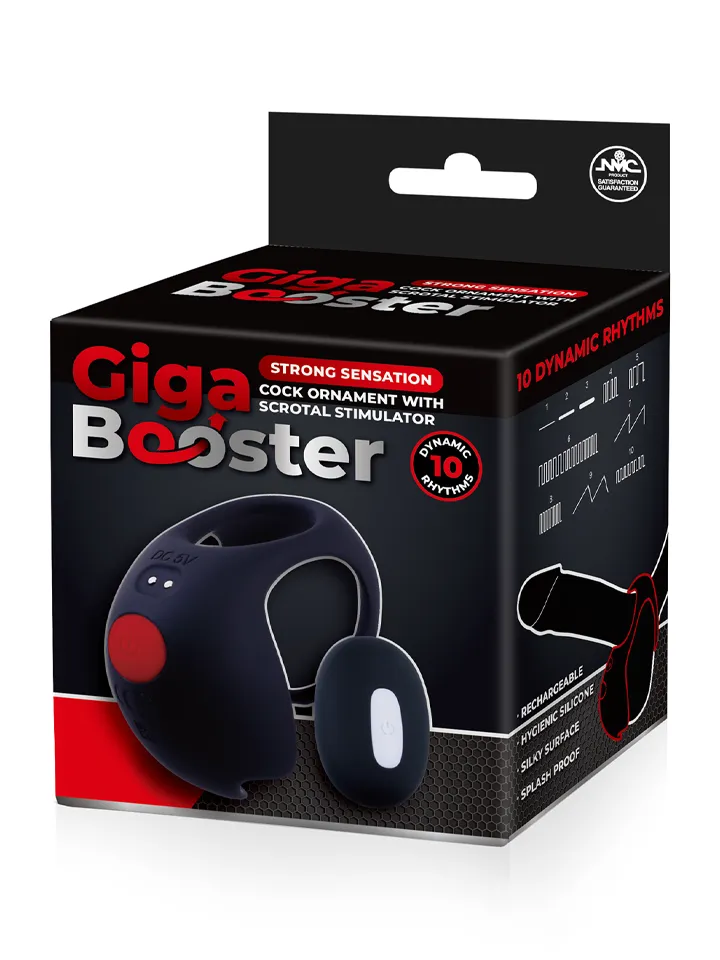 Giga Booster Cock Ring With Scrotal Stimulator - Vibrating cock ring 2 [full]
