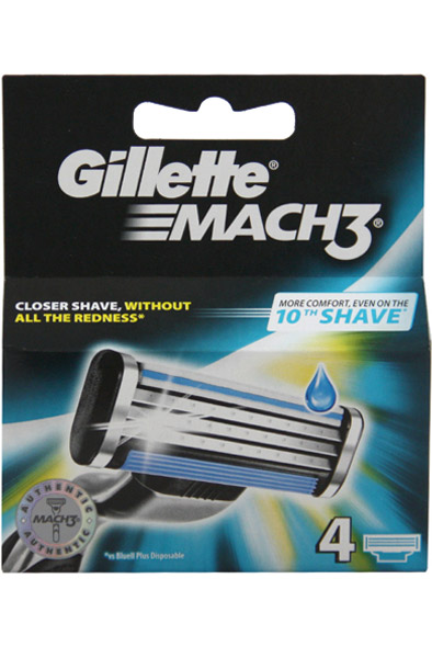 Gillette Mach3 4-pack - Gillette shaving razors 2