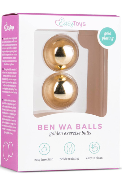 Gold Ben Wa Balls 22mm - Knipballs & Geisha-Bälle 2