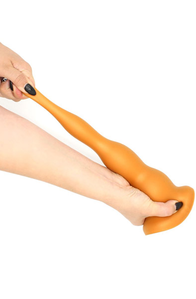 Gold Play Blob Large 20cm Ø9,5cm - Extra girthy anal plug 3