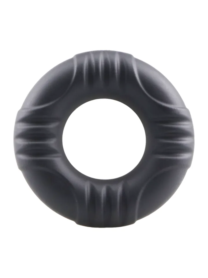 Great Fit Silicone Cock Ring Black - Cock ring 2 [full]