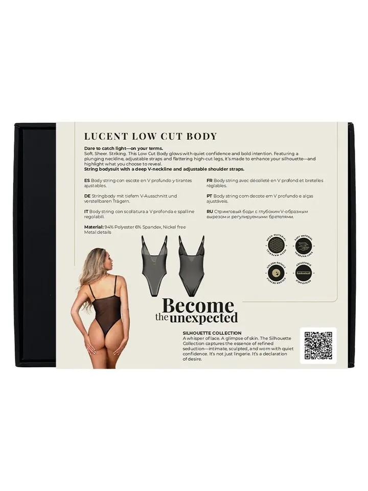 Guilty Pleasure Lucent Low Cut Body - Body & Playsuits 4 [full]
