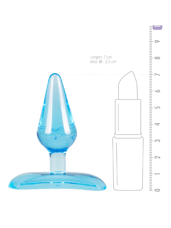 Hard Candy Perfect For First Time Anal Play Blue - Mini anal plug 3 [full]