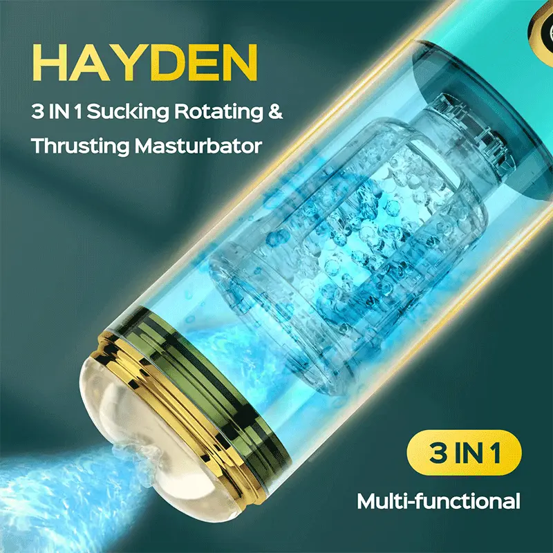 Hayden Rotating Male Masturbator & Automatic Stroker - Automatic masturbator 4 [full]