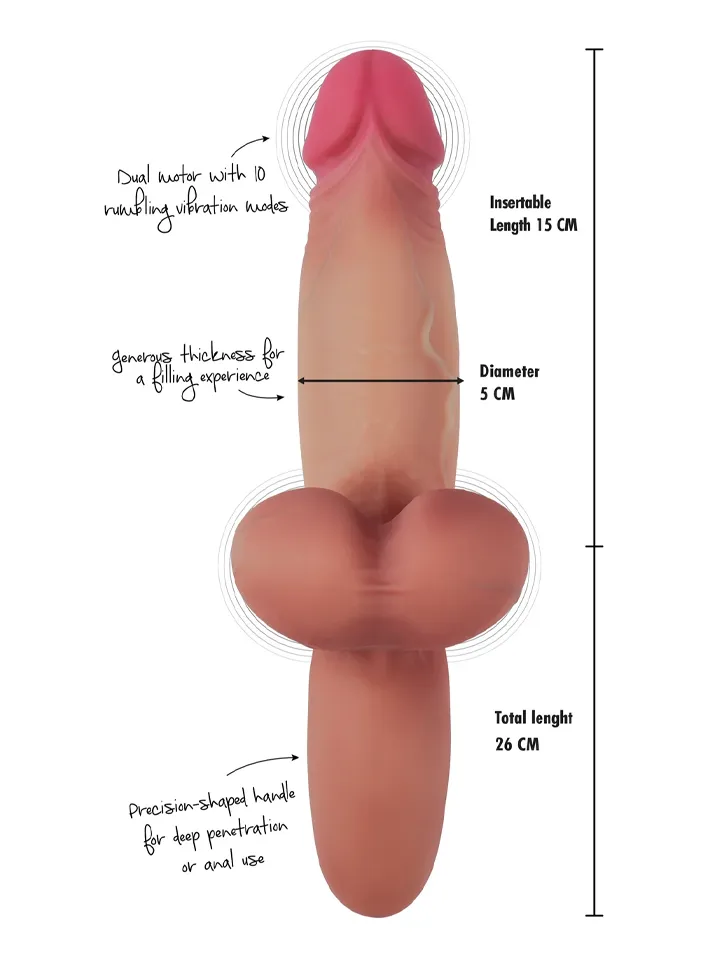 Heavy Hitter Vibrating Dildo Liquid Silicone - Vibrating dildo 2 [full]