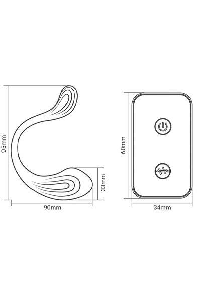 Herrules Nami Vibrating Egg Remote Control - Vibrierendes Ei 4