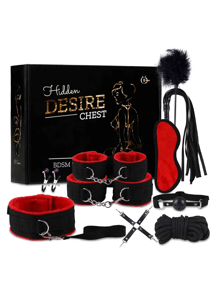 Hidden Desire BDSM Chest Black/Red - Bondage package 1 [full]