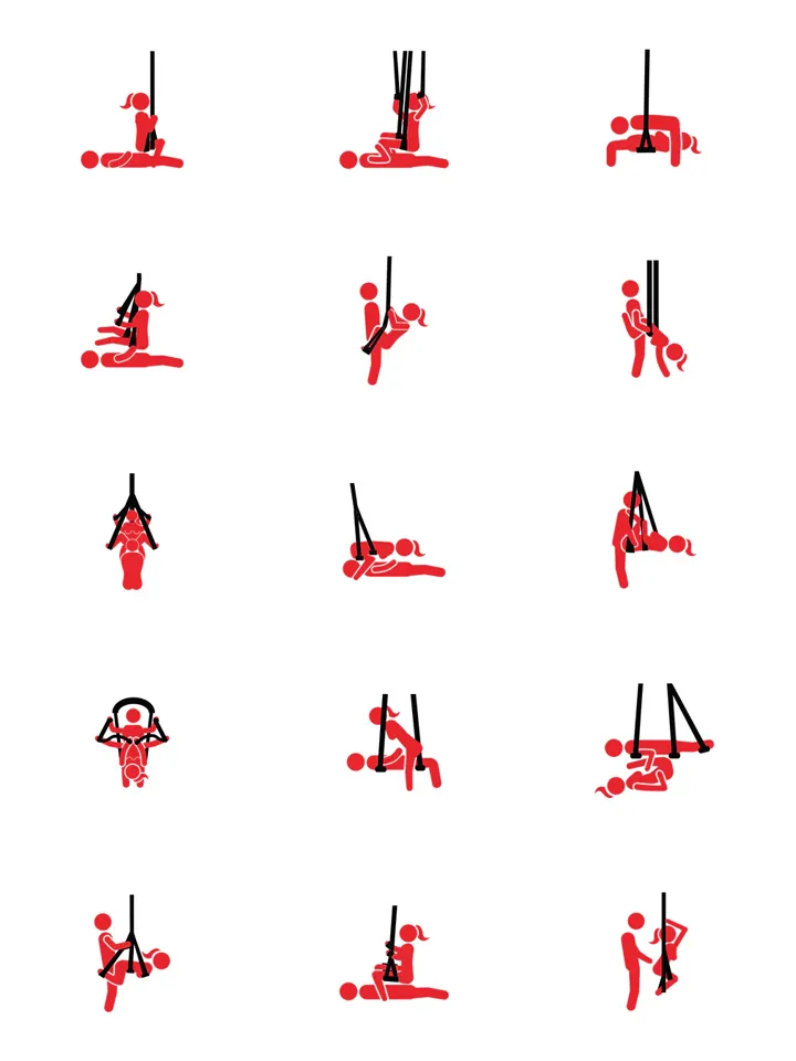 Hidden Desire Lovers Swing With Stand - Door sex swing 2 [full]