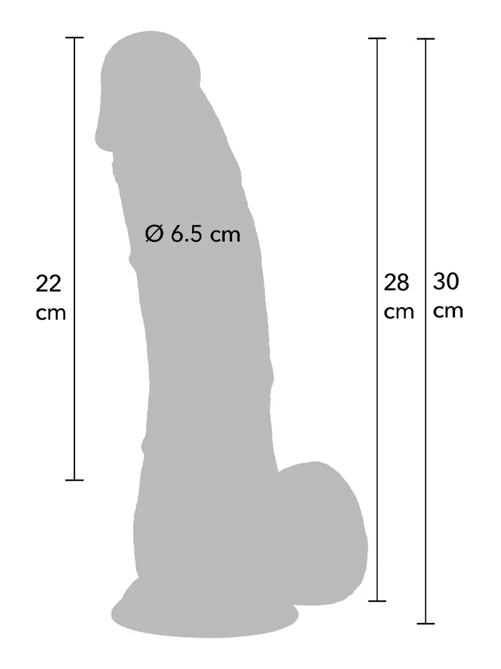 Hidden Desire Realistic Dildo 30 cm - Lifelike dildo 4 [full]