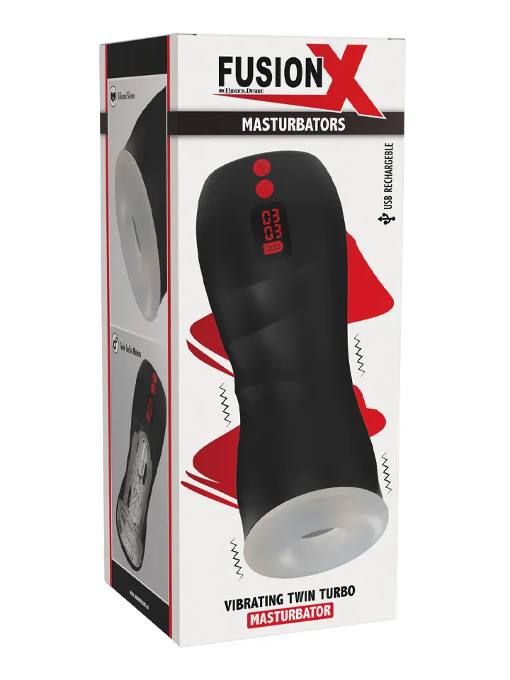 Hidden Desire Vibrating Twin Turbo Masturbator - Vibrating masturbator 5 [full]