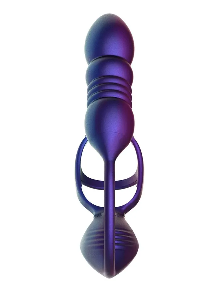 Hueman Deep Impact Cock & Ball Ring - Prostate vibrator with penis ring 2 [full]
