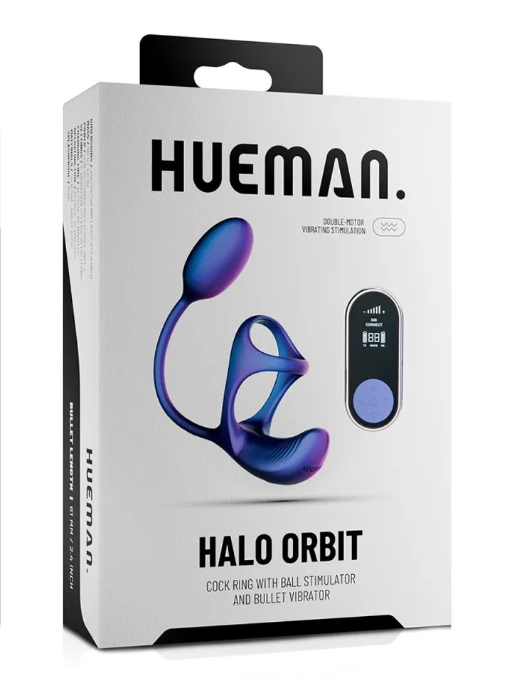 Hueman Halo Orbit Cock Ring - Prostate vibrator with penis ring 5 [full]
