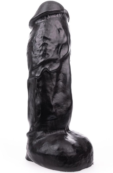 HUNG System Zac XL Black 32,5 cm - Extra girthy anal dildo 2