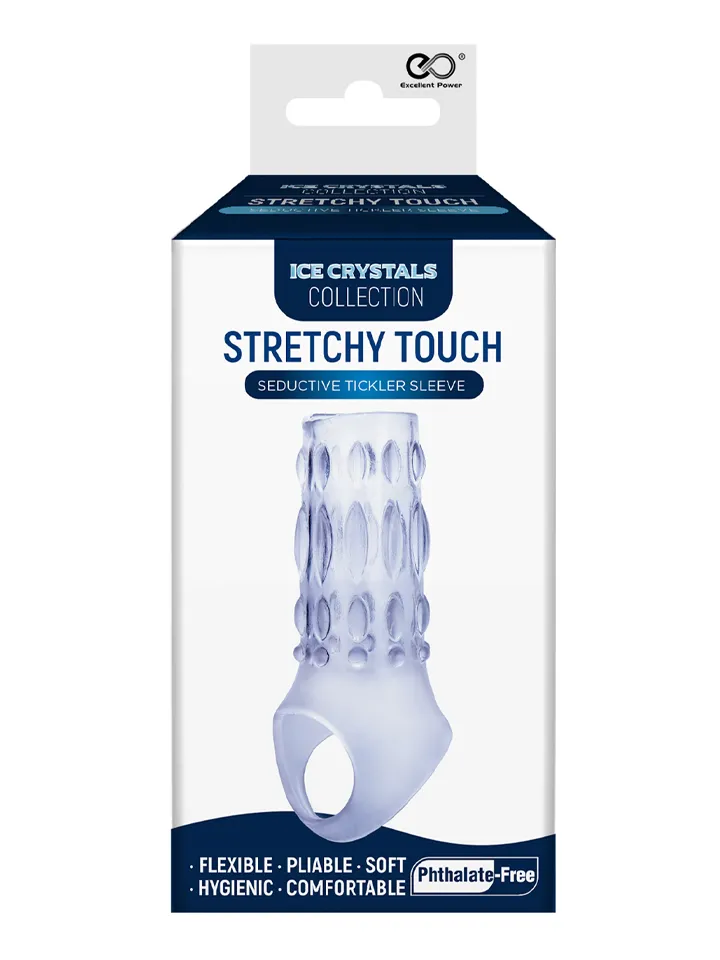 Ice Crystals Stretchy Seductive Tickler Sleeve - Penis extender/penis sleeve 3 [full]