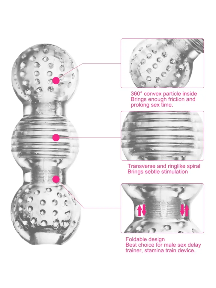 Ice Girl Clear Circles Masturbator - Stroker 3 [full]