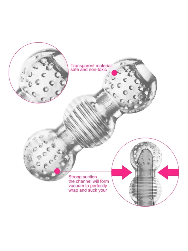 Ice Girl Clear Circles Masturbator - Stroker 4 [full]
