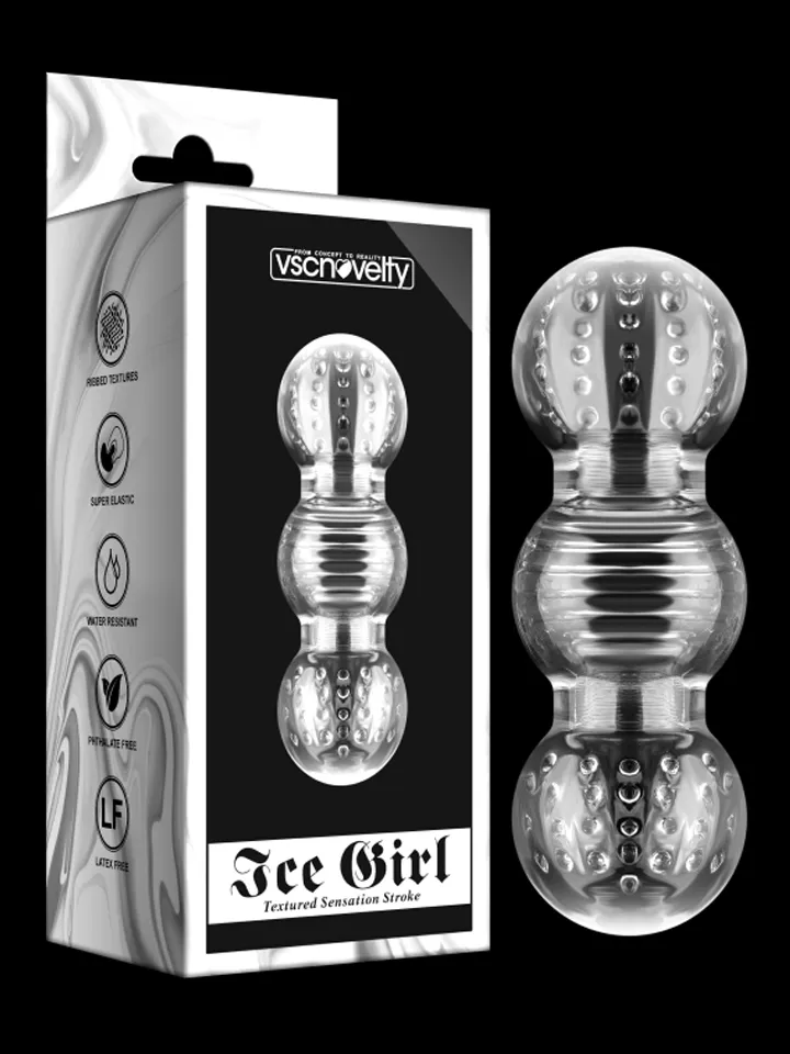 Ice Girl Clear Circles Masturbator - Stroker 6 [full]