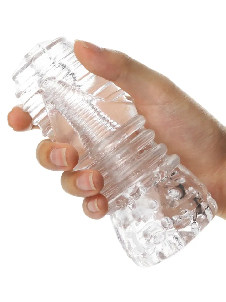 Ice Girl Clear Conical Masturbator - Stroker 2 [full]