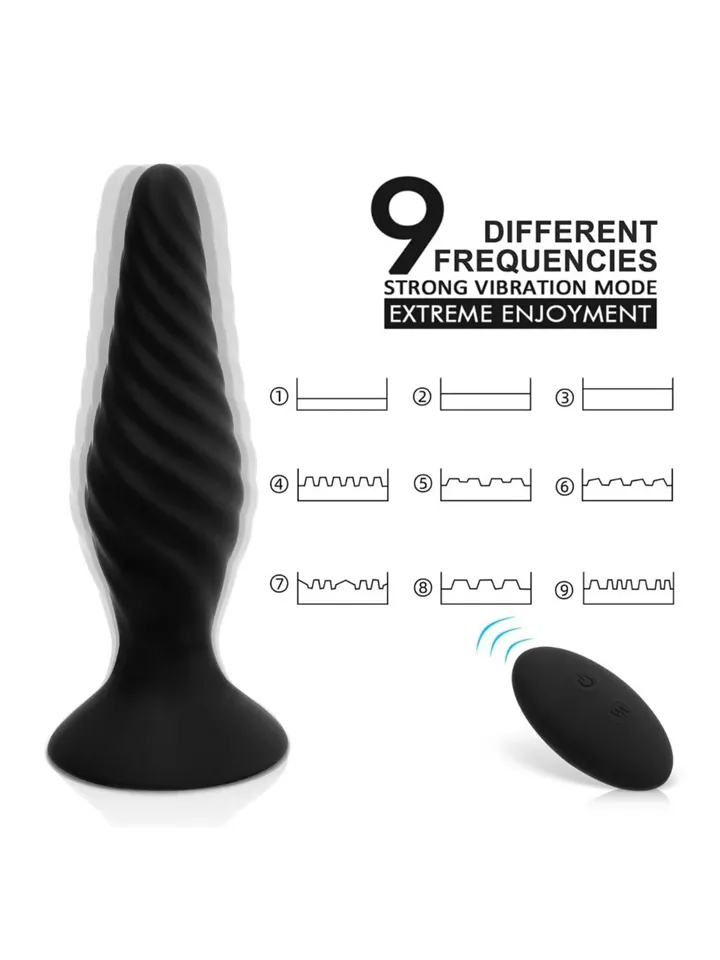 Idris Vibrating Anal Plug Set - Anal toys in a set 2 [full]