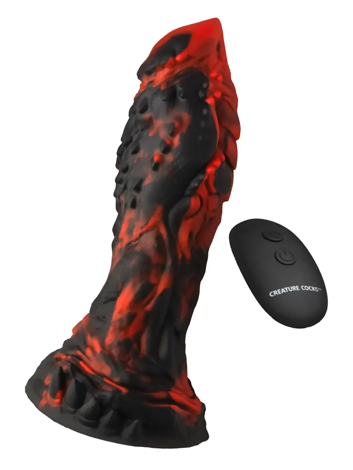 Inferno Cock Vibrating Silicone Dildo 20 cm - Monster dildo 4 [full]